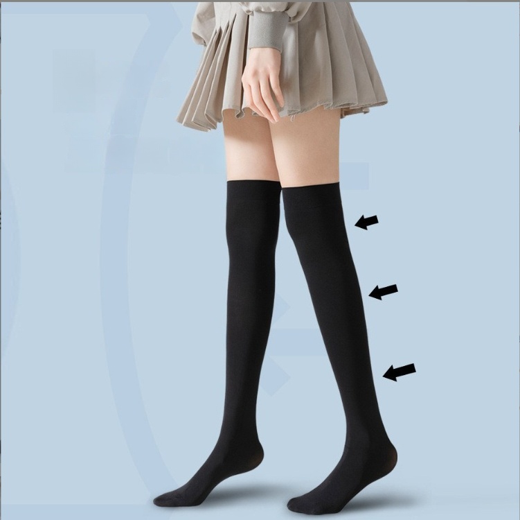 Ladys Classic Uniform Style Over-Knee School Socks